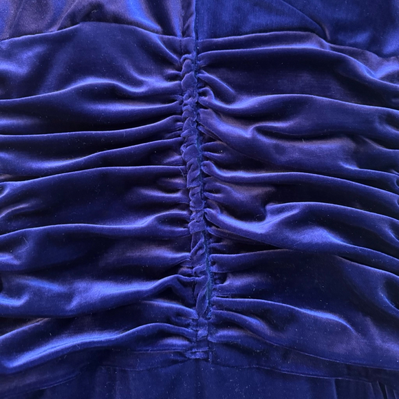 Barbara Semrick 1980’s Purple Velvet Midi Dress - Picture 6 of 9